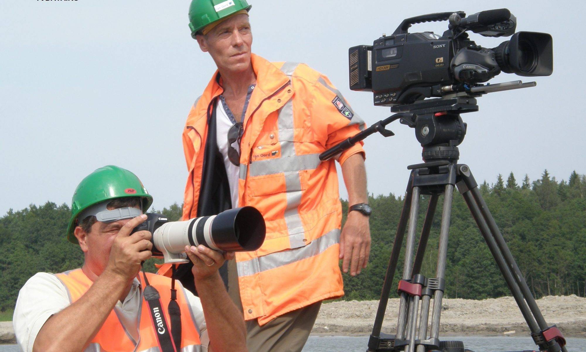 Filming for Nord Stream Pipeline project Russia & Scandinavia