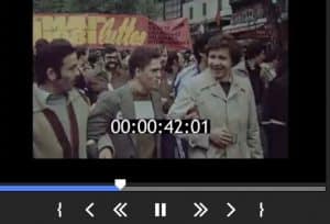 May Day demonstration in Paris in 1981. France. Stock Footage