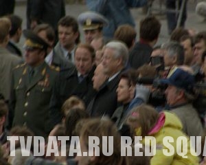 TVDATA.RU RED SQUARE TO WELCOME A MSTISLAV ROSTROPOVICH TO RUSSIA