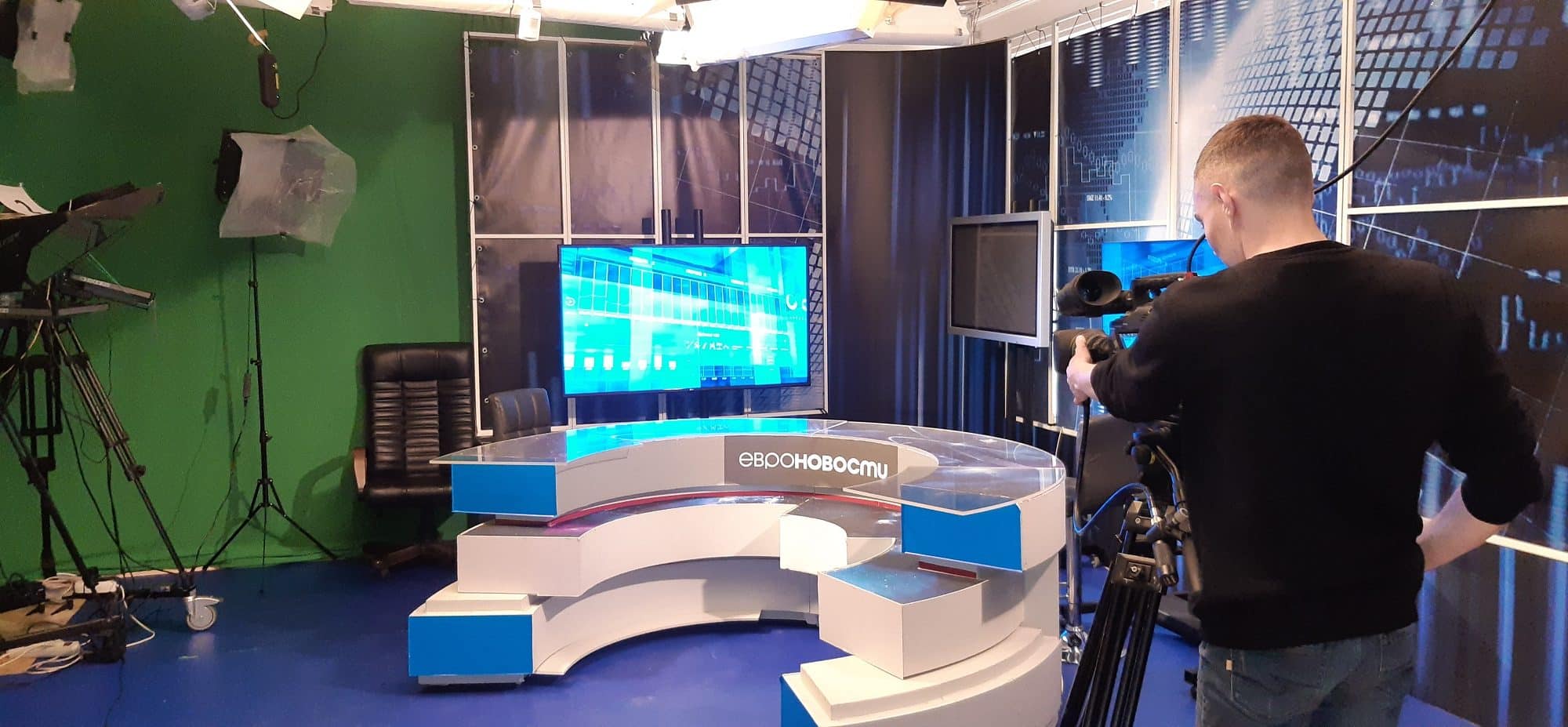 Multi-camera television studio in Moscow