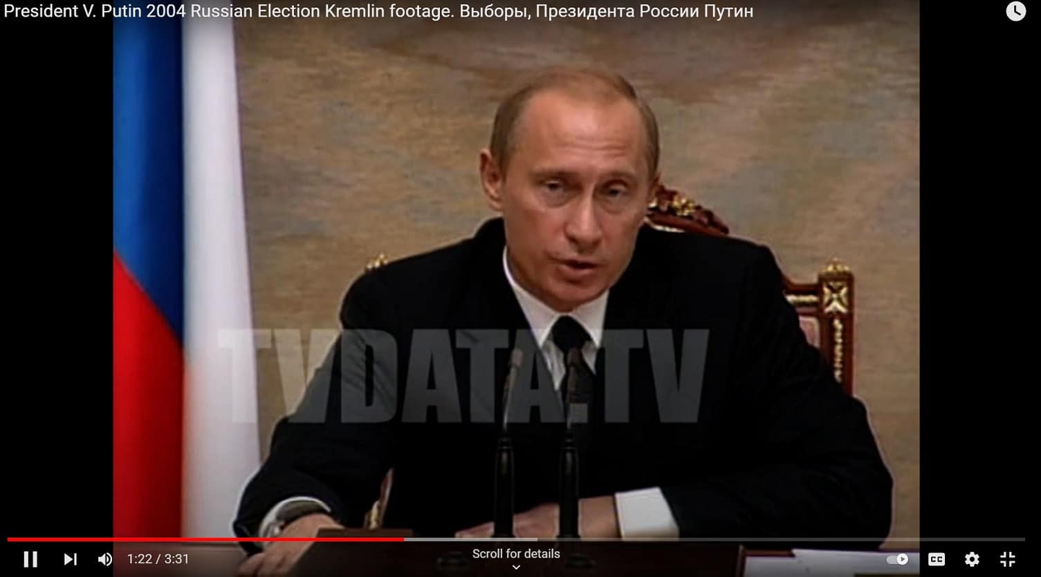 2004 Russian presidential election was held on 14 March 2004. Incumbent President Vladimir Putin