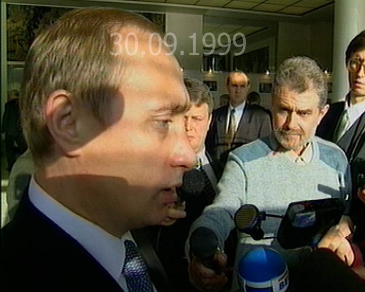 September 30, 1999 Vladimir Putin speaking on  Russian army bombing Grozny
